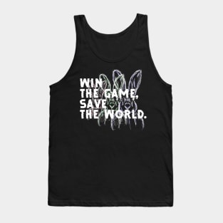 Win the Game, Save the World Tank Top